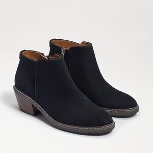 NEW ☀️Sam Edelman Pryce Ankle‎ Boots Black Suede Women’s Size 6